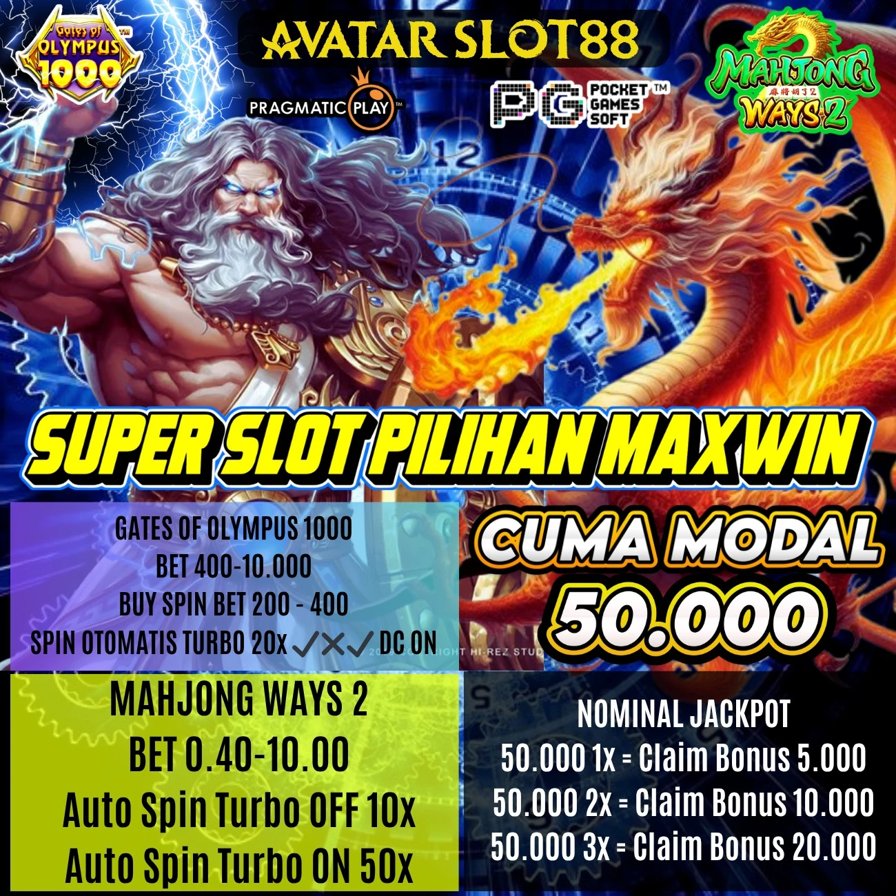🚀🏧 2 GAME ANDALAN UNTUK RAIH JACKPOT FINAL EVENT 🚀🏧